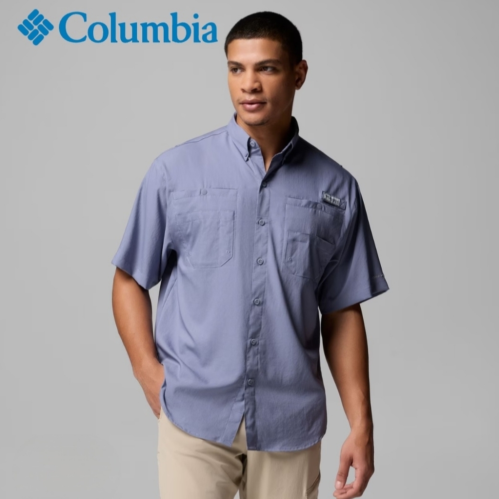 NWT FCA Men's PFG Tamiami™ II Short Sleeve Shirt, Chartreuse Green - Size Large - Picture 8 of 10